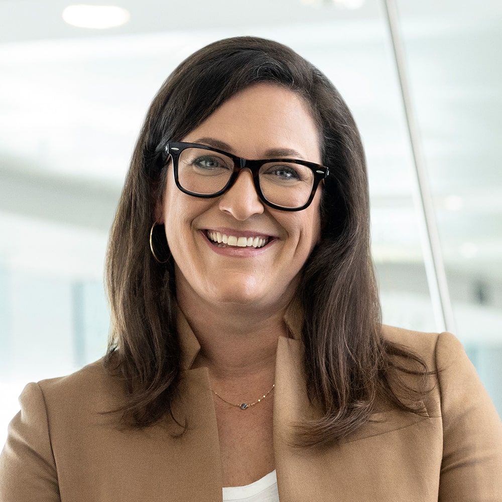 GM Employee Carrie Morton Smiling as She Poses for Her Headshot