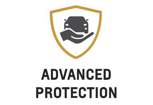 Chevy Advanced Protection Plan Icon with a Hand Holding a Vehicle