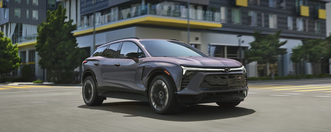 2024 Chevrolet Blazer EV RS Front 3/4 Hero