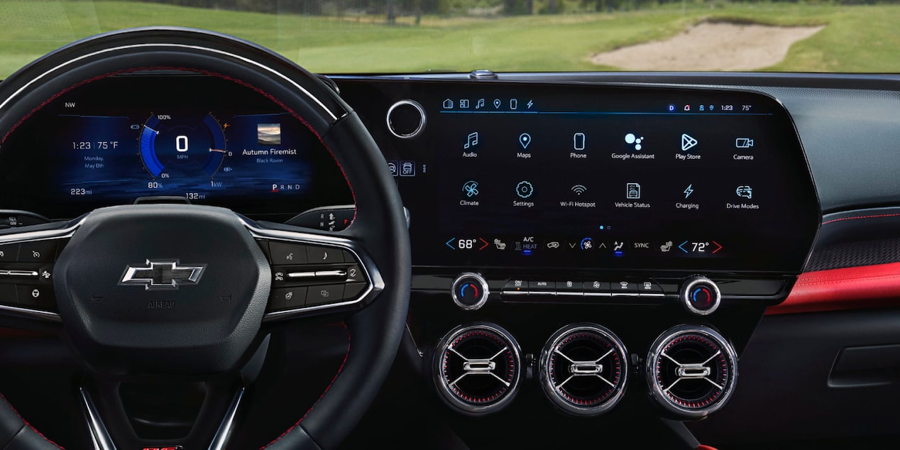 Google Built-In Infotainment System Display