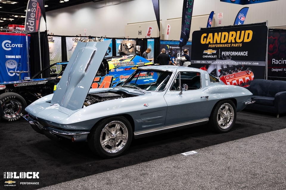 Benji LaCrosse's Dirt Modified and Rick Moore's 1964 Corvette are prime examples of the variety on hand at the PRI Show. Both are powered by Chevrolet Performance crate engines.*