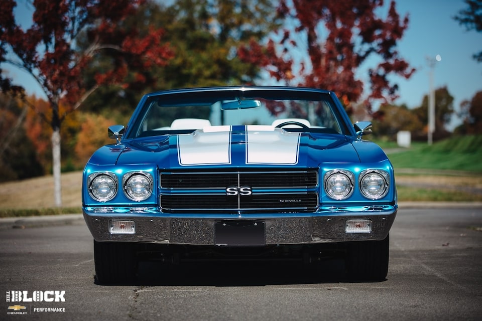 The 1970 Chevelle SS built by Hendrick Performance on the Hendrick Motorsports campus in North Carolina.