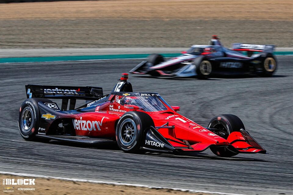 Team Chevy and Team Penske driver Will Power won his second career NTT INDYCAR SERIES championship in 2022. His teammate Josef Newgarden (In background) finished second in points.