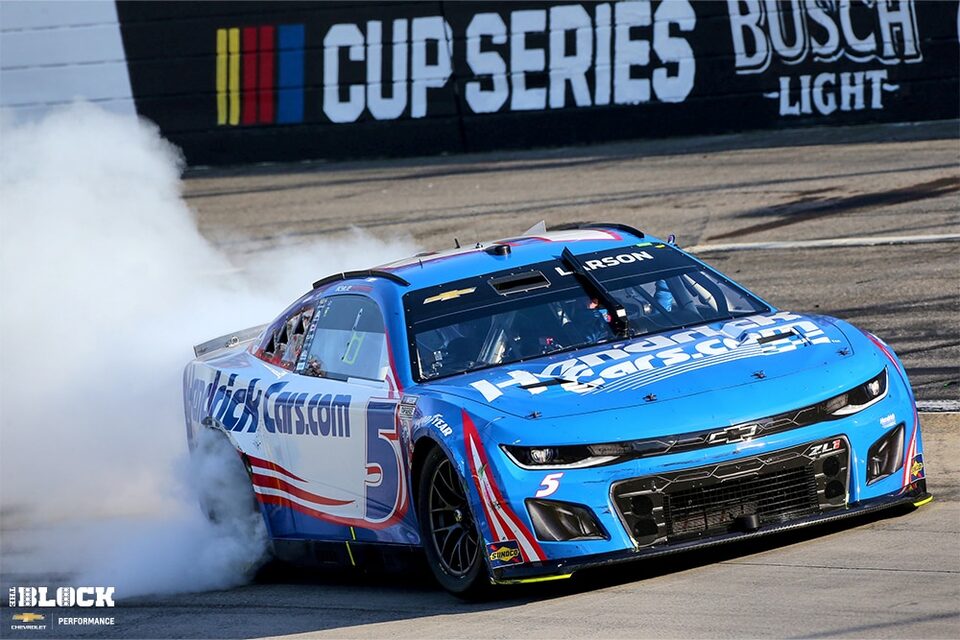 Kyle Larson's Martinsville Speedway win was his second triumph in the 2023 season.