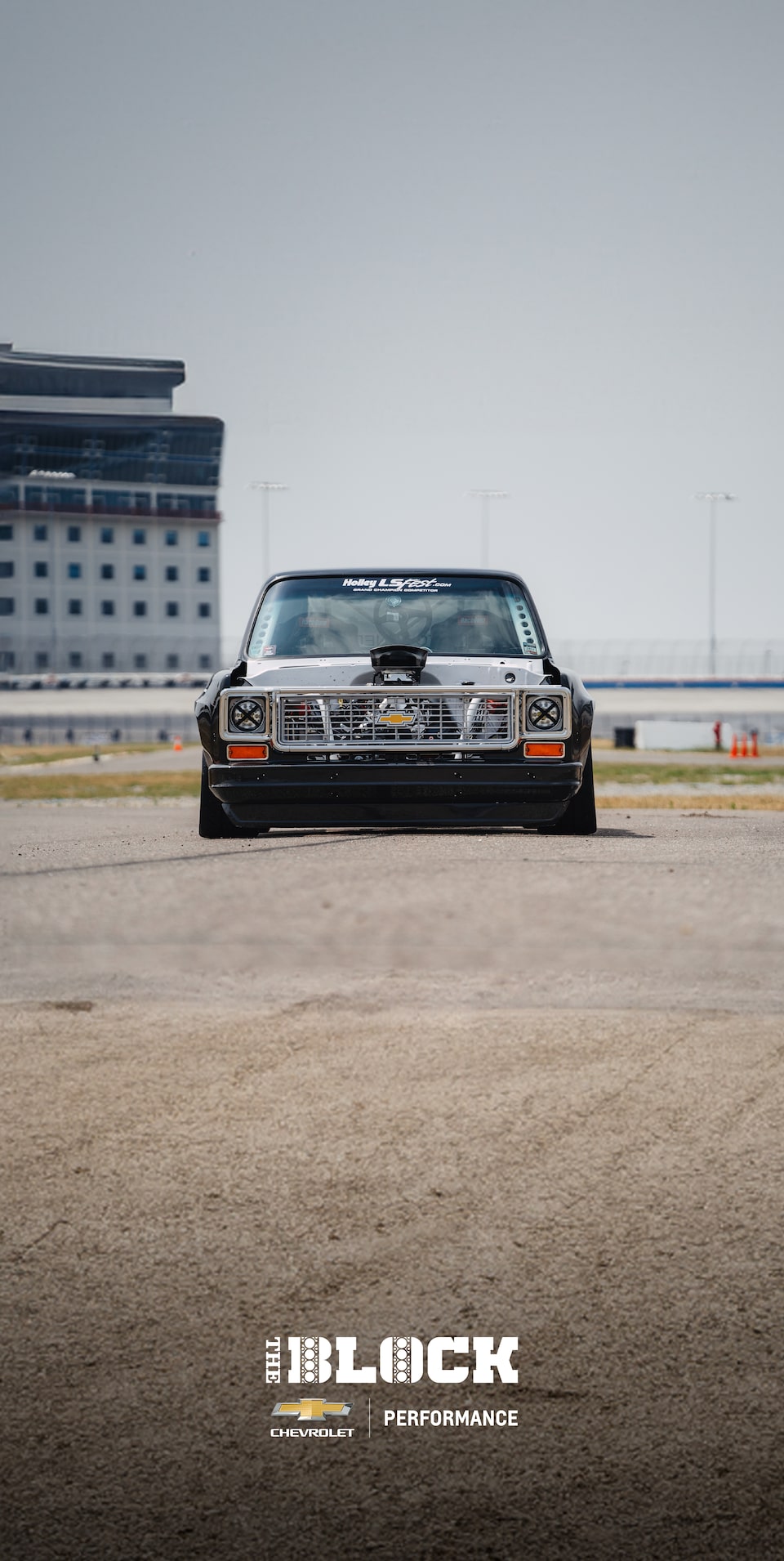 Close-up Front View of Mike Maciejack’s 1987 Chevrolet R10 Truck