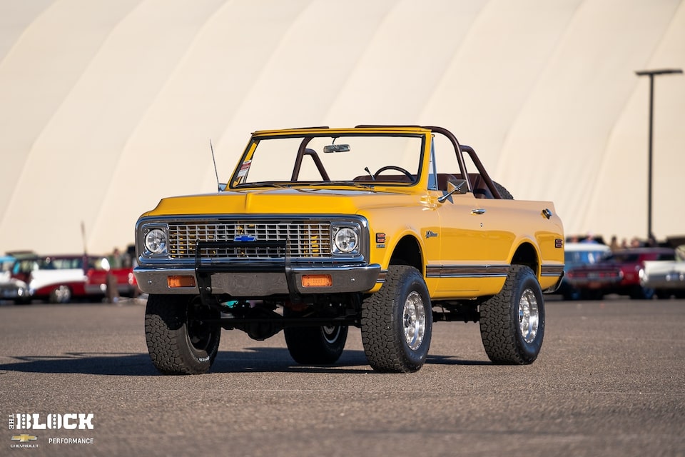 Lance Fisher's Okra 1971 K5 Blazer CST features a blend of classic and modern elements.