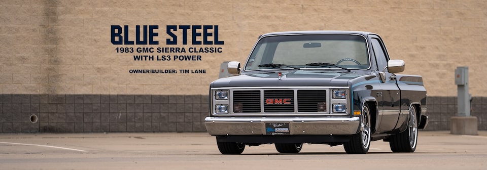 blue steel a 1983 gmc sierra classic with ls3 power