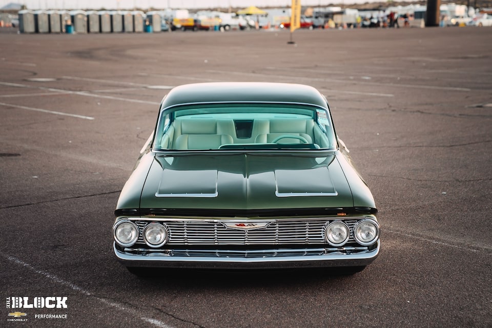 This 1961 Impala called "Dirty Martini" is a one-of-one custom by Big Oak Garage.