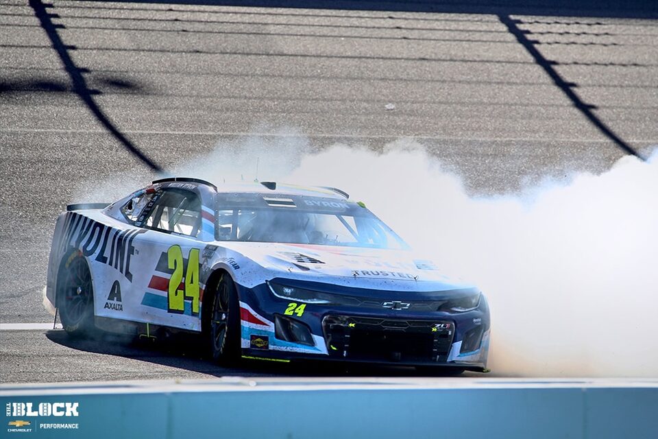 Team Chevy driver William Byron became the first back-to-back winner in the NASCAR Cup Series this season with his victory at Phoenix Raceway on Sunday.