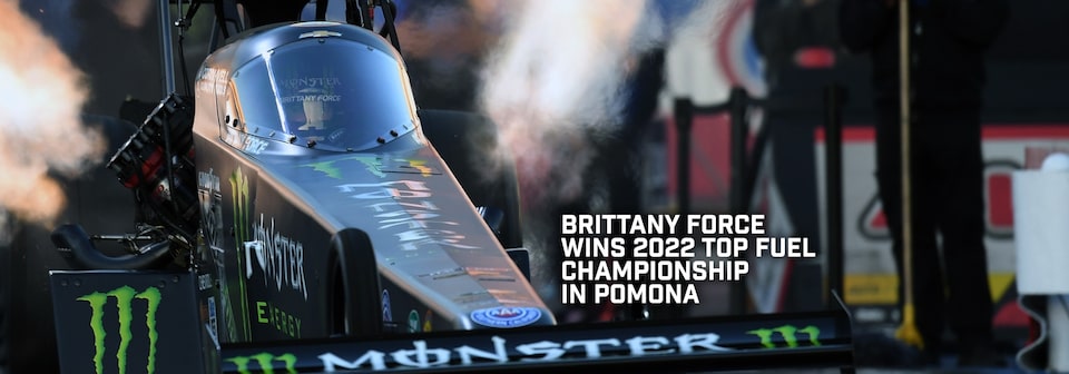 brittany force wins 2022 top fuel championship in pomona