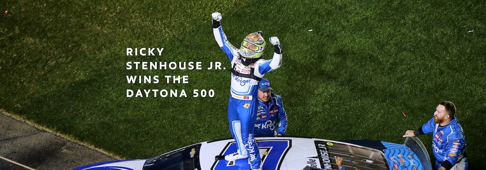 ricky stenhouse jr wins the daytona 500