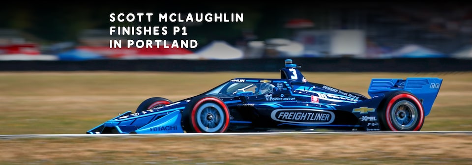 scott mclaughlin finishes p1 in portland