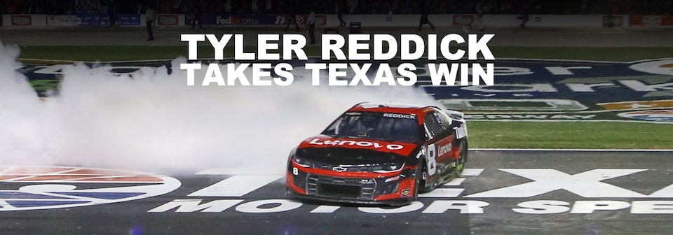 tyler reddick takes texas win